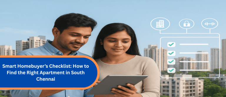 Smart Homebuyer’s Checklist How to Find the Right Apartment in South Chennai